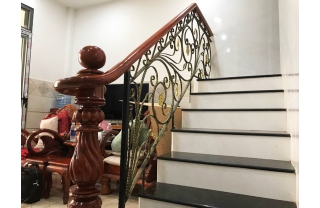 Cầu thang sắt nghệ thuật Châu Âu MDSCA11